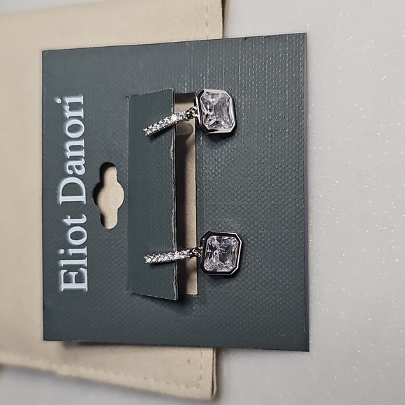 Eliot Danori Jewelry - Eliot Danori Silver Crystal Earrings